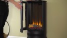BRITISH FIRES Ashurst, Elektrisk Peisvon, Rund thumbnail