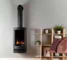 BRITISH FIRES  Bramshaw Elektrisk Peisovn, m/sideglass thumbnail
