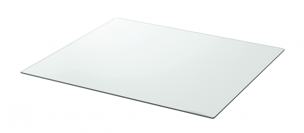 Gulvplate i klart glass mot tillegg